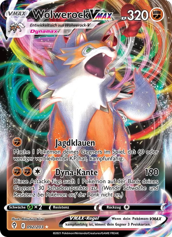 Wolwerock VMAX (Drachenwandel #92/203)