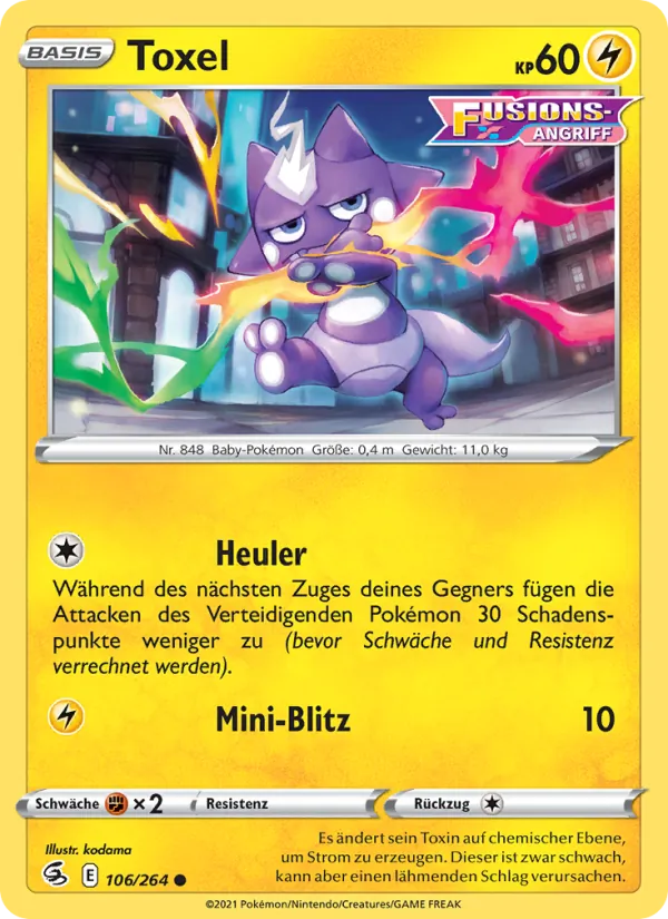 Toxel (Fusion Strike #106/264)