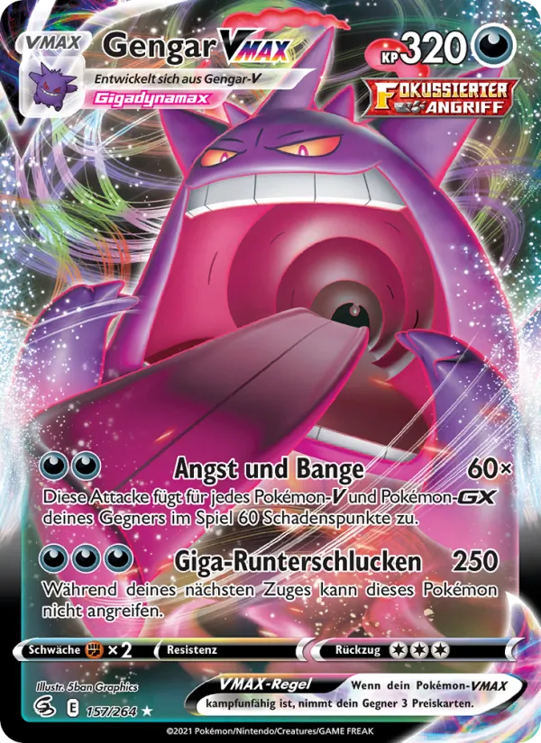 Gengar VMAX (Fusionsangriff #157/264)