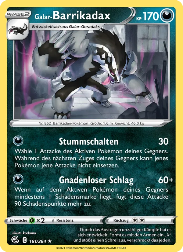 Galar-Barrikadax (Fusion Strike #161/264)