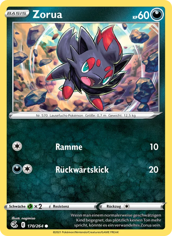 Zorua (Fusionsangriff #170/264)
