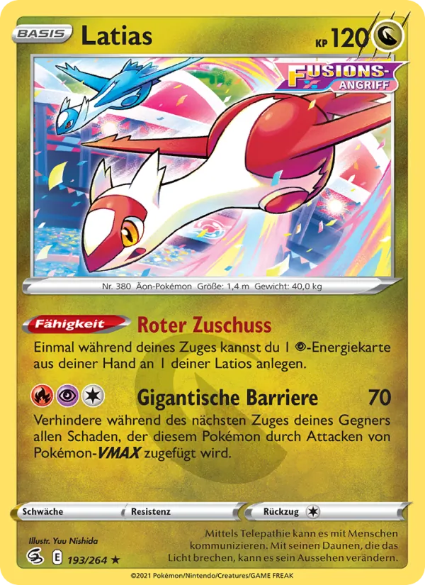 Latias (Fusion Strike #193/264)