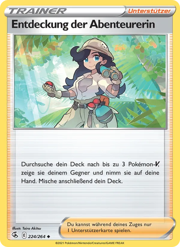 Entdeckung der Abenteurerin (Fusionsangriff #224/264)