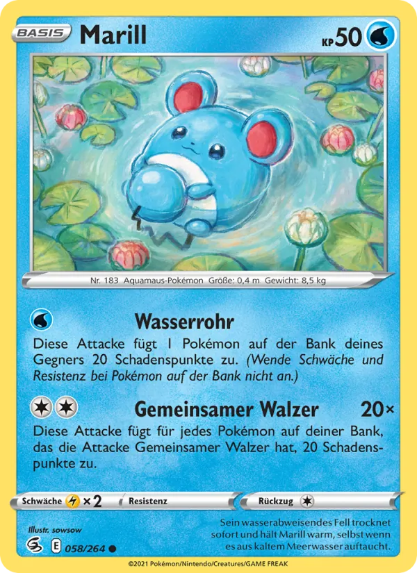 Marill (Fusion Strike #58/264)