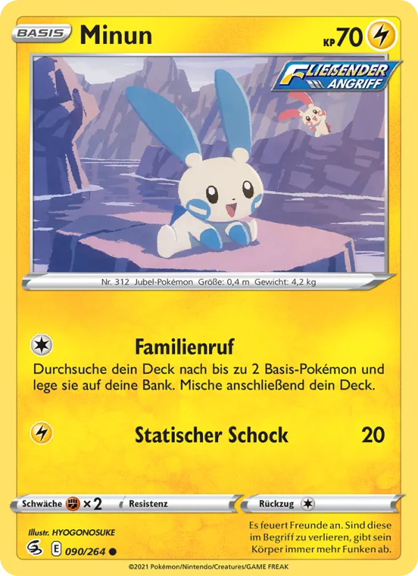 Minun (Fusion Strike #90/264)