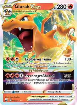 Glurak VSTAR (Strahlende Sterne #018/172)
