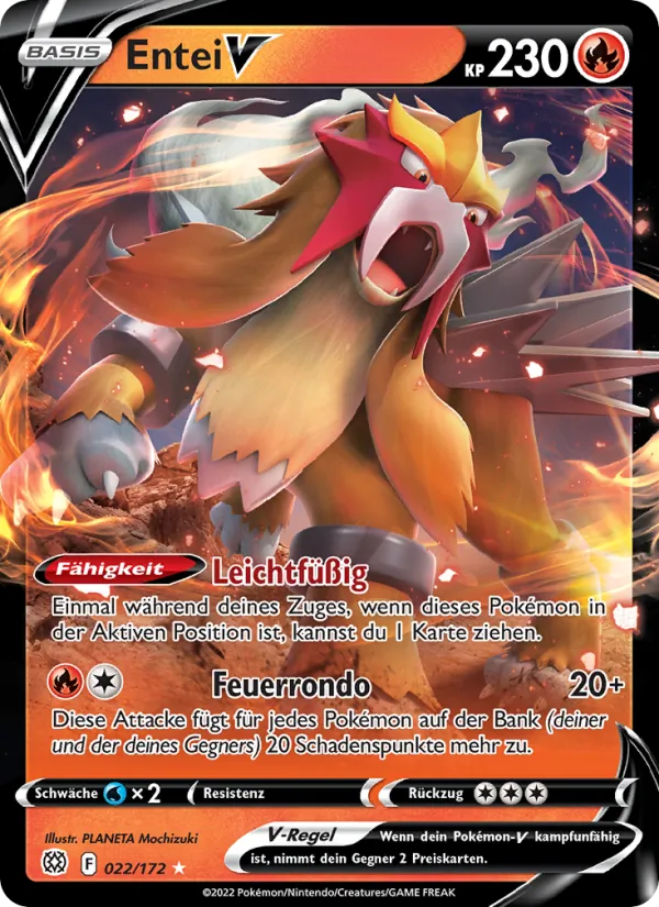 Entei V (Strahlende Sterne #022/172)