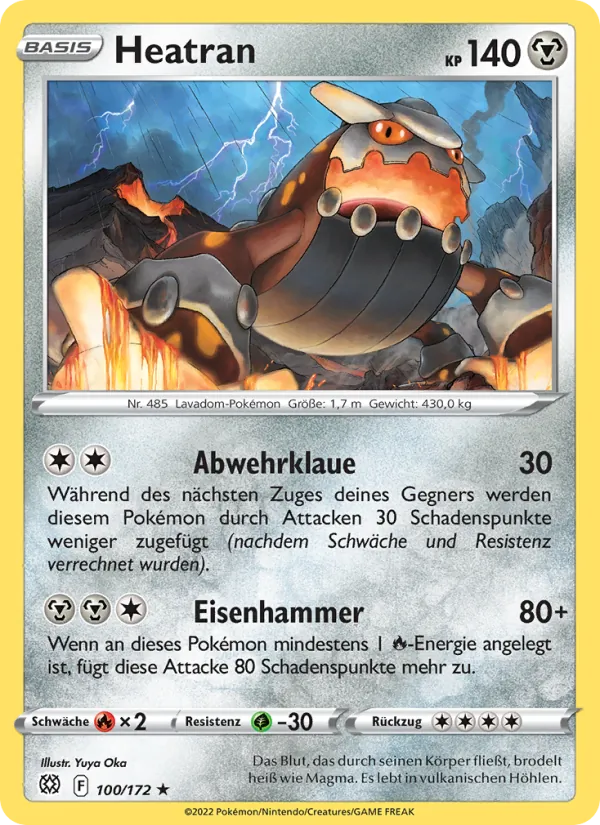 Heatran (Brilliant Stars #100/172)