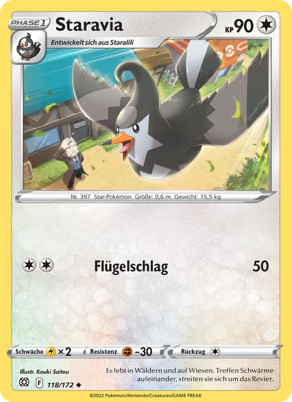 Staravia (Brilliant Stars #118/172)