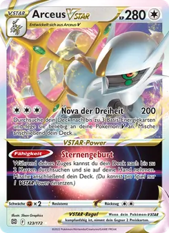 Arceus VSTAR (Strahlende Sterne #123/172)