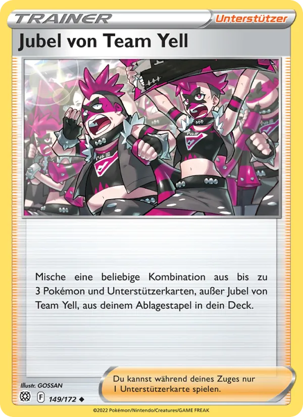 Jubel von Team Yell (Brilliant Stars #149/172)