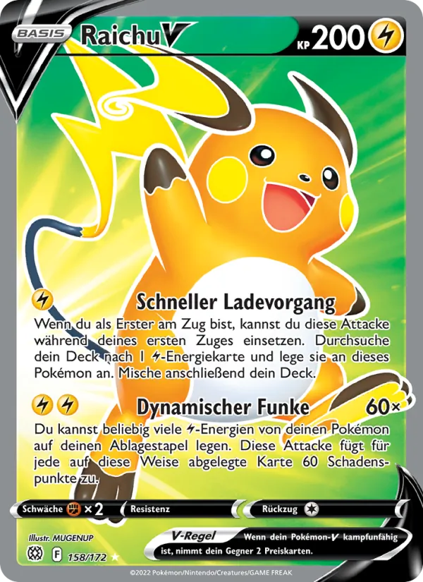 Raichu V (Brilliant Stars #158/172)