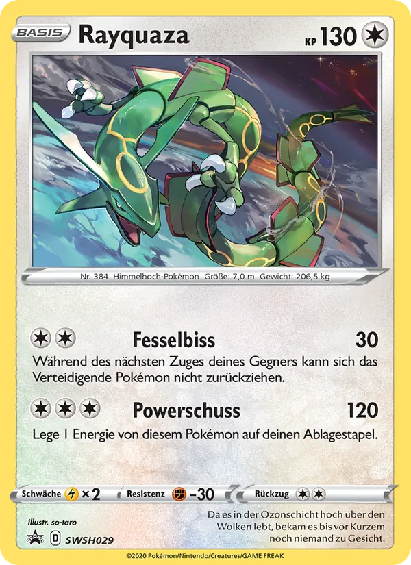 Rayquaza (SCSC Promokarten #SWSH029/307)