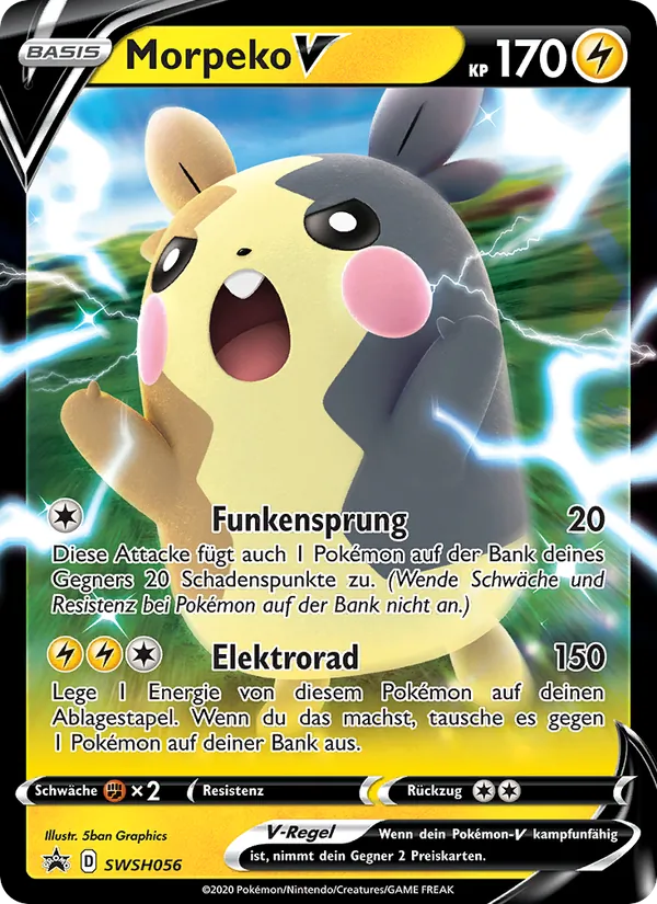 Morpeko V (SWSH Black Star Promos #SWSH056/307)
