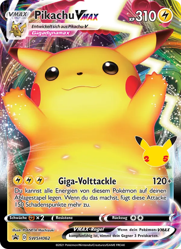 Pikachu VMAX (SWSH Black Star Promos #SWSH062/307)