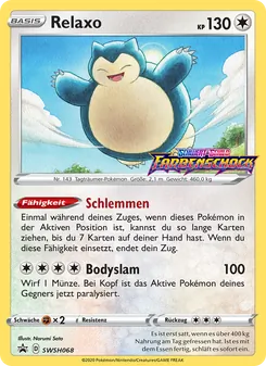 Relaxo (SCSC Promokarten #SWSH068/307)
