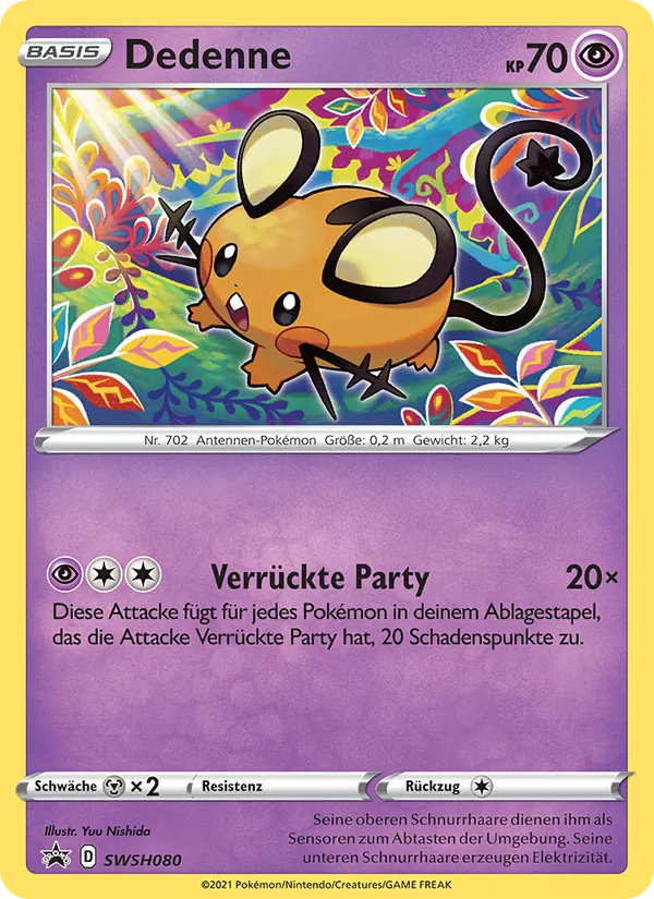 Dedenne (SWSH Black Star Promos #SWSH080/307)