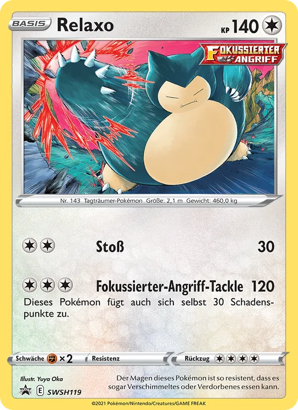 Relaxo (SWSH Black Star Promos #SWSH119/307)