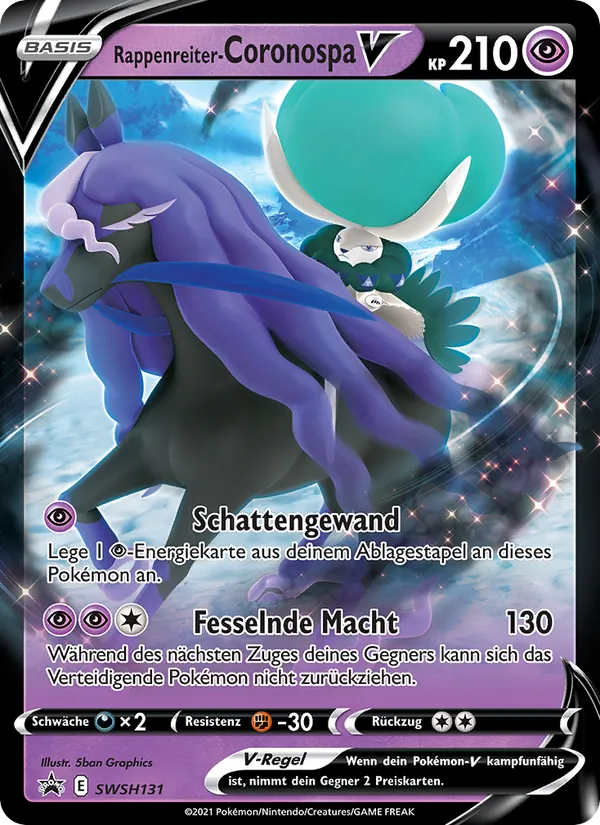 Rappenreiter-Coronospa V (SWSH Black Star Promos #SWSH131/307)