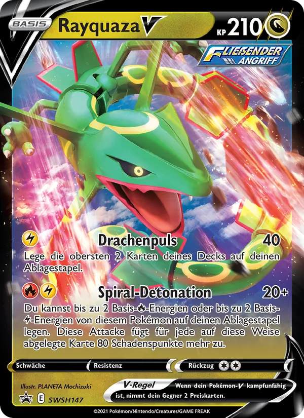 Rayquaza V (SCSC Promokarten #SWSH147/307)