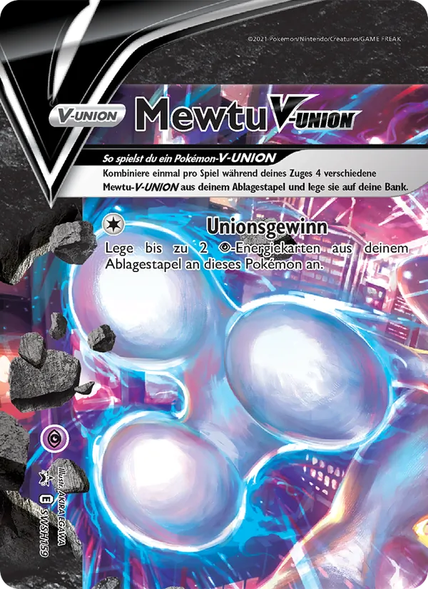 Mewtu V-UNION (SCSC Promokarten #SWSH159/307)