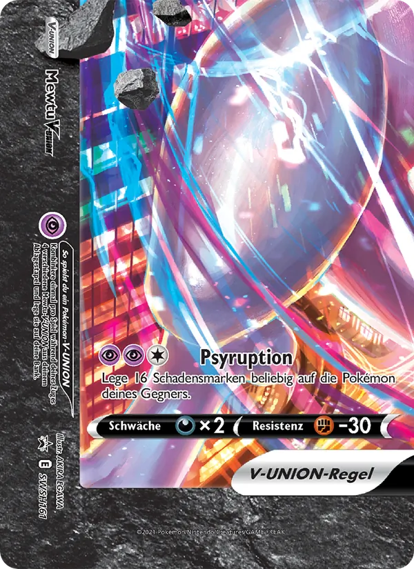 Mewtu V-UNION (SWSH Black Star Promos #SWSH161/307)