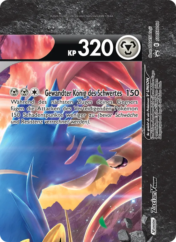 Zacian V-UNION (SCSC Promokarten #SWSH164/307)