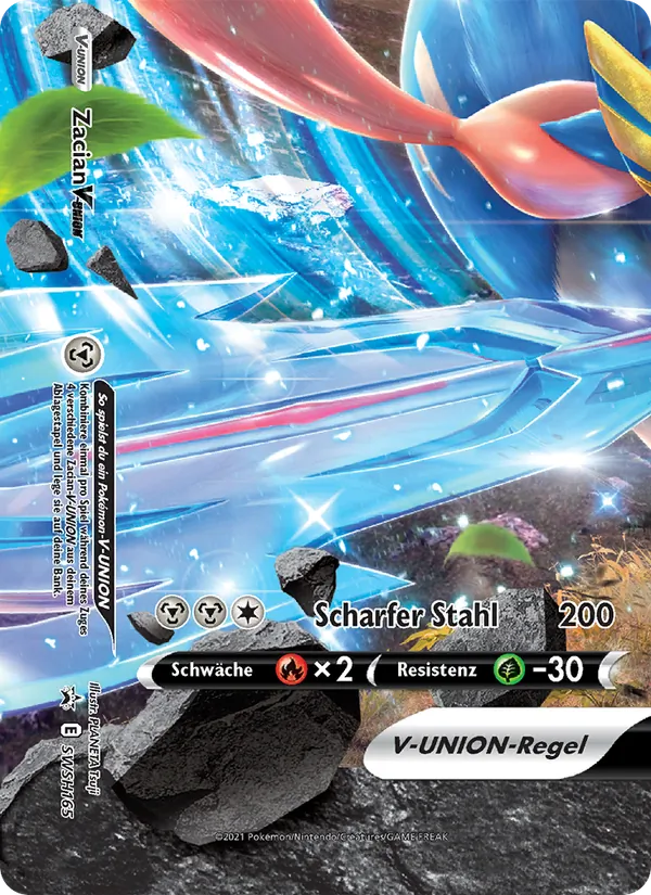 Zacian V-UNION (SCSC Promokarten #SWSH165/307)