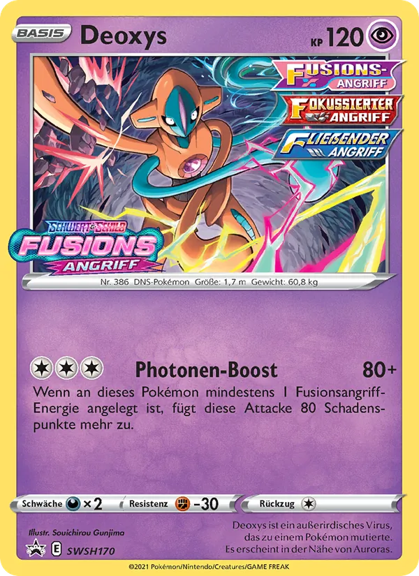 Deoxys (SWSH Black Star Promos #SWSH170/307)
