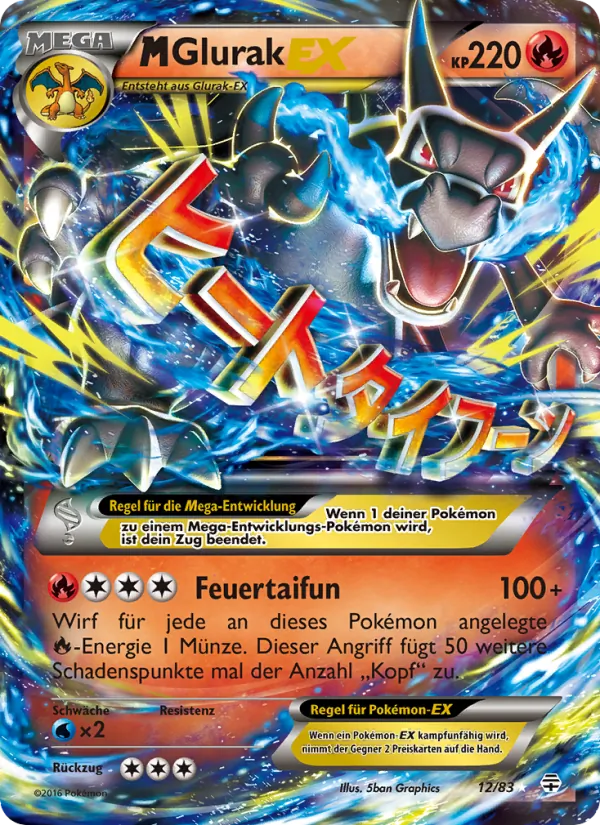 M-Glurak-EX (Generationen #12/83)