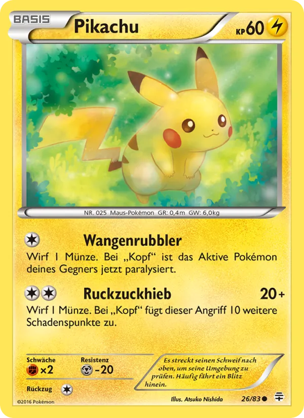 Pikachu (Generationen #26/83)