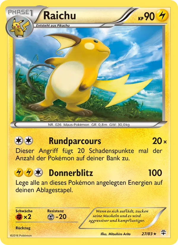 Raichu (Generationen #27/83)