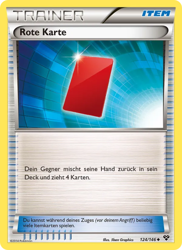 Rote Karte (XY #124/146)