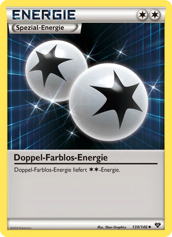 Doppel-Farblos-Energie (XY #130/146)
