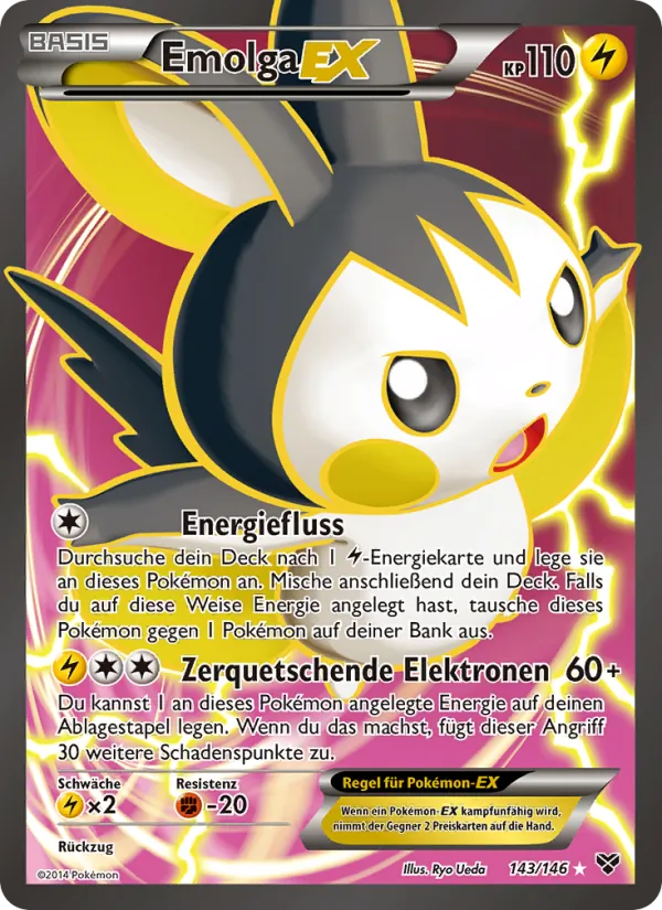 Emolga EX (XY #143/146)