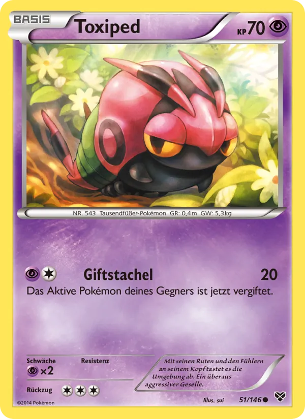 Toxiped (XY #51/146)