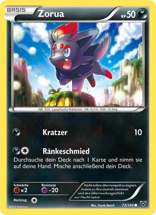 Zorua (XY #72/146)
