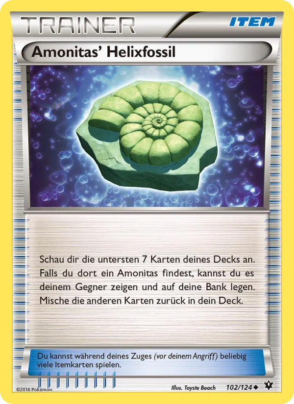 Amonitas Helixfossil (Schicksalsschmiede #102/124)