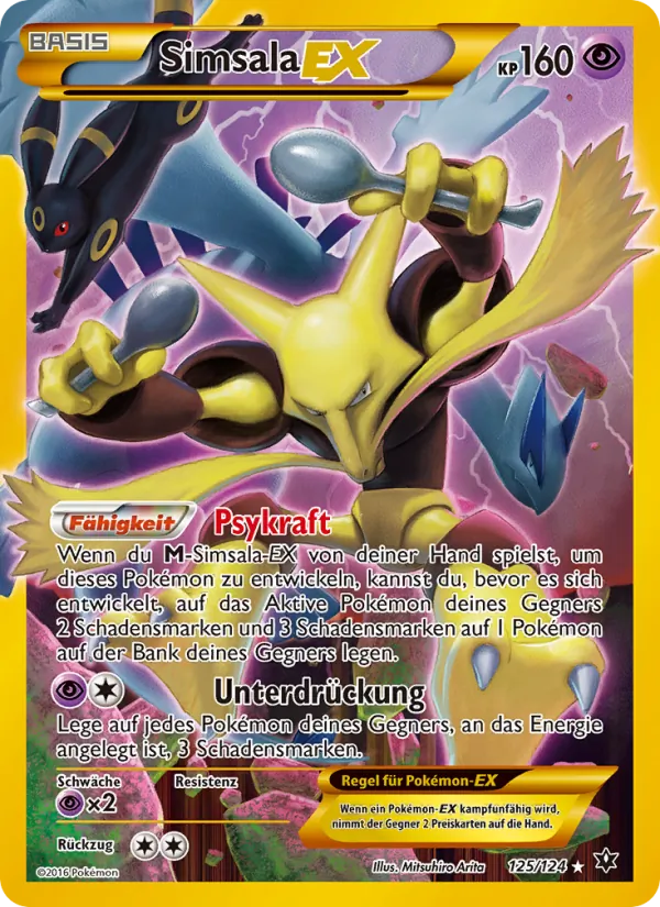 Simsala EX (Schicksalsschmiede #125/124)