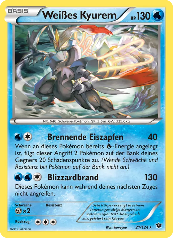 Weißes Kyurem (Schicksalsschmiede #21/124)