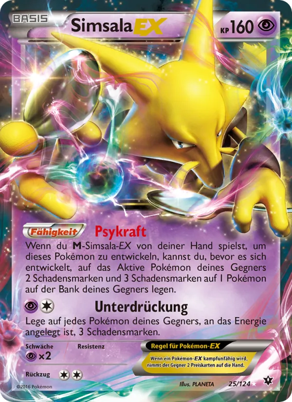 Simsala EX (Fates Collide #25/124)