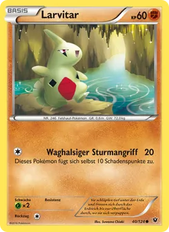 Larvitar (Schicksalsschmiede #40/124)