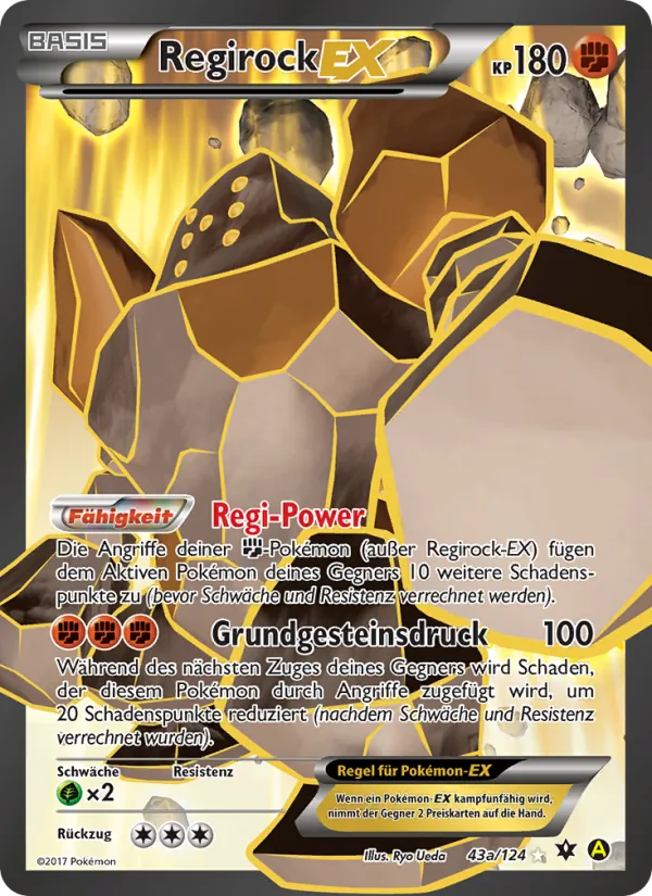 Regirock EX (Schicksalsschmiede #43a/124)