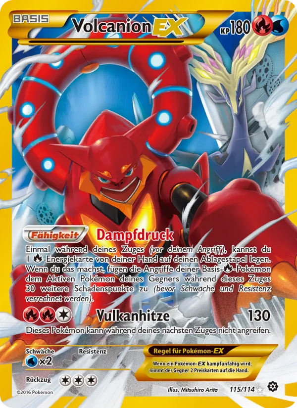 Volcanion EX (Dampfkessel #115/114)