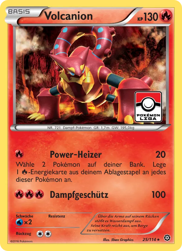 Volcanion (Steam Siege #25/114)