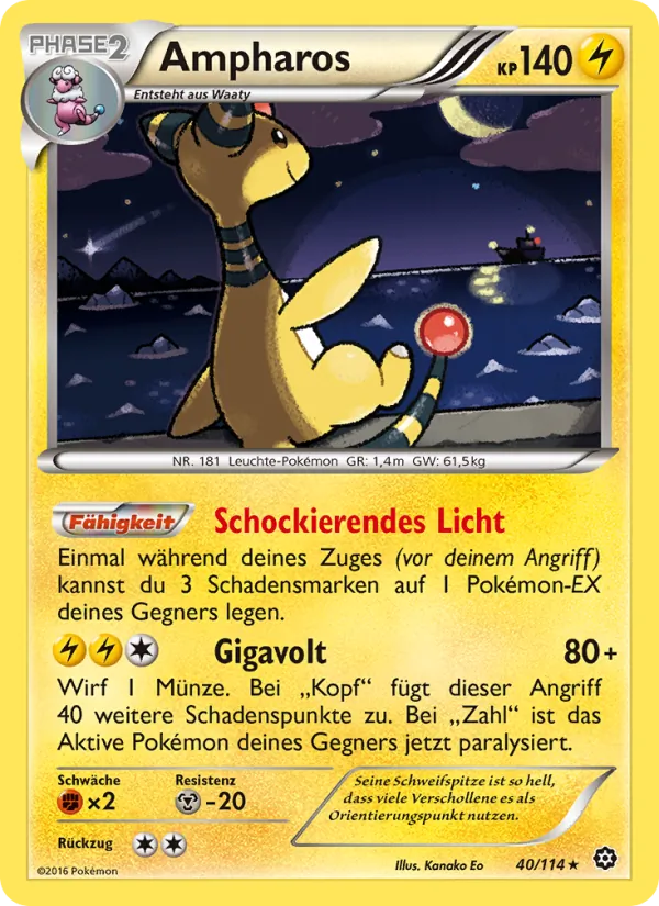 Ampharos (Dampfkessel #40/114)