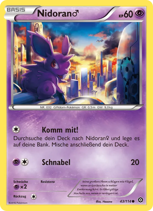 Nidoran♂ (Dampfkessel #43/114)