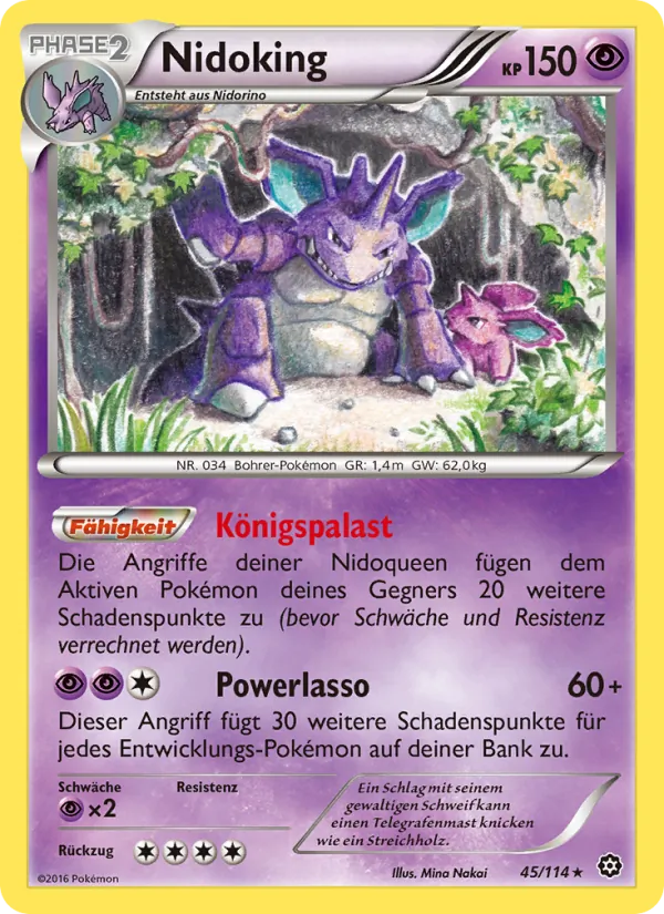 Nidoking (Steam Siege #45/114)