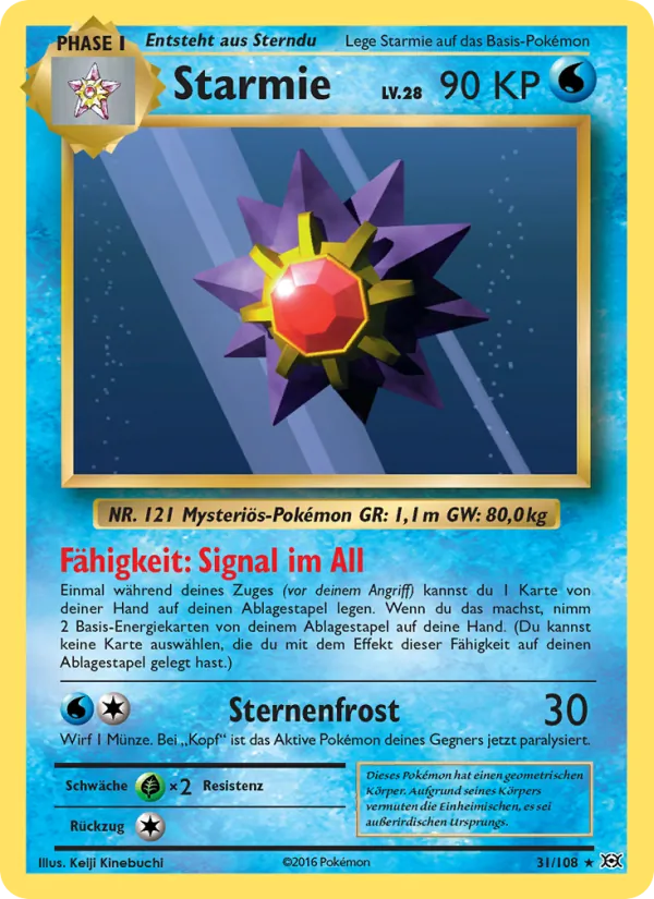 Starmie (Evolutions #31/108)