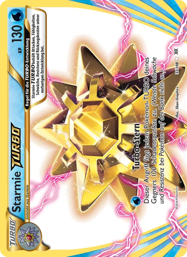 Starmie-TURBO (Evolution #32/108)